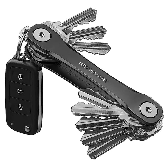 KeySmart Flex Compact Keyring Key Holder Black