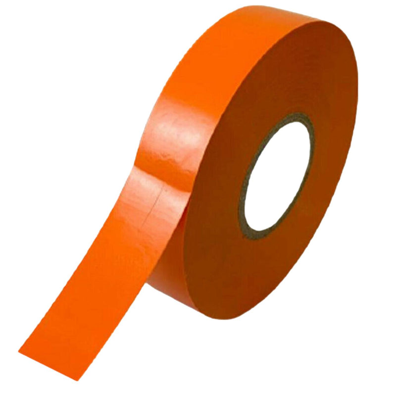 Electrical Insulation Tape PVC Flame Retardant Orange 20m (1 Pack)
