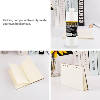 Lineco Glaze Padding Compound Book Binding Repair 340ml White