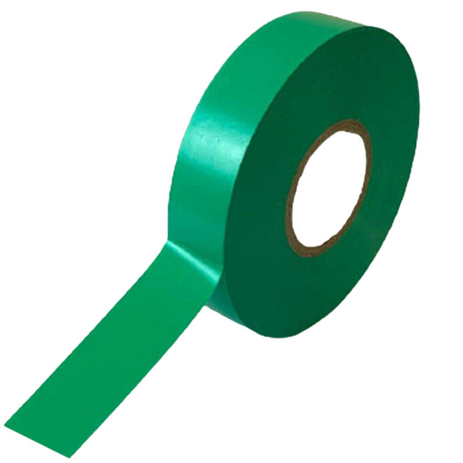 Electrical Insulation Tape PVC Flame Retardant Green 20m (1 Pack)