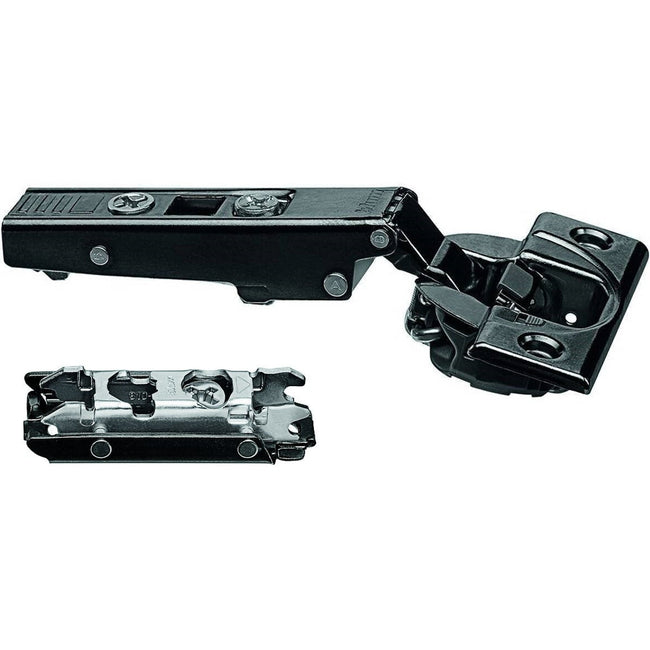 Blum 71B3550 110° Soft Close Overlay Hinge & Mounting Plate Onyx Black (2 Pack)